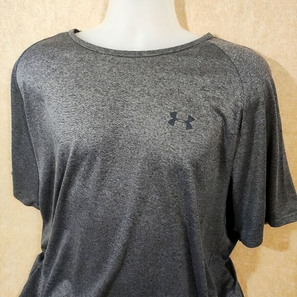 Under Armour The Tech Tee Gray Mens #3 - Picture 1 of 3